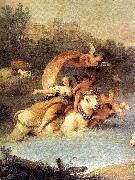 ZUCCARELLI  Francesco The Rape of Europa (detail) oil painting on canvas